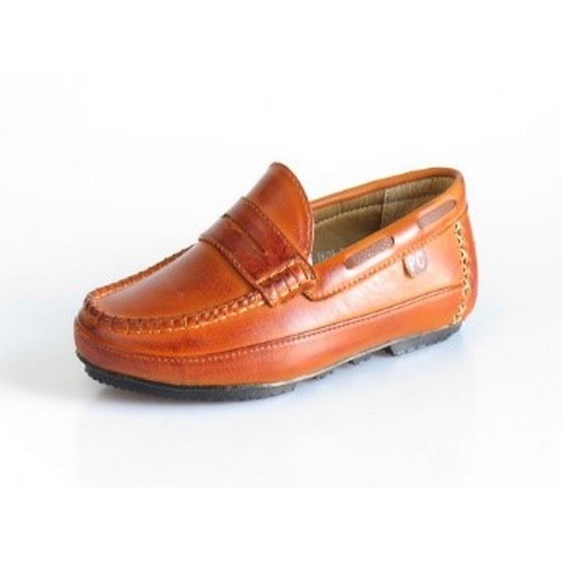 P Crouch Mens Tan Pu Casual Shoes