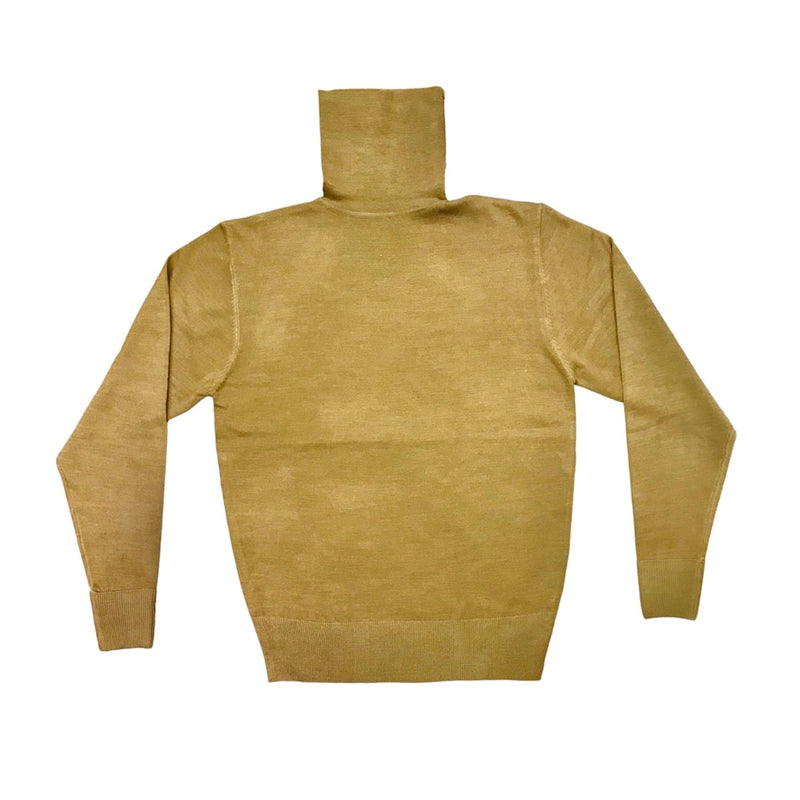New Gents Mens Polo Neck -Camel