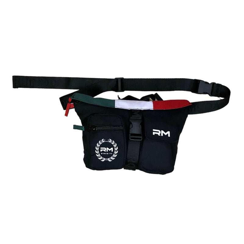 Rossimoda Bandiera Moon Bag -Black