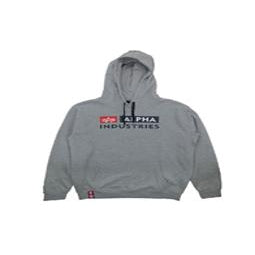 Alpha Logo Hoodie -Grey