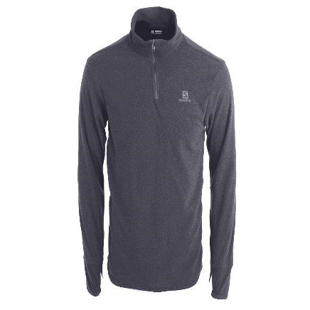 Salomon Kabru Fleece Zip Sweater -Ebony