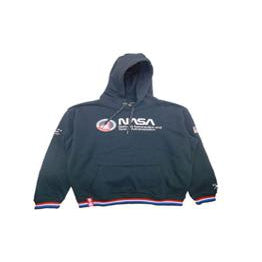 Alpha Nasa Retro Hoodie -Black