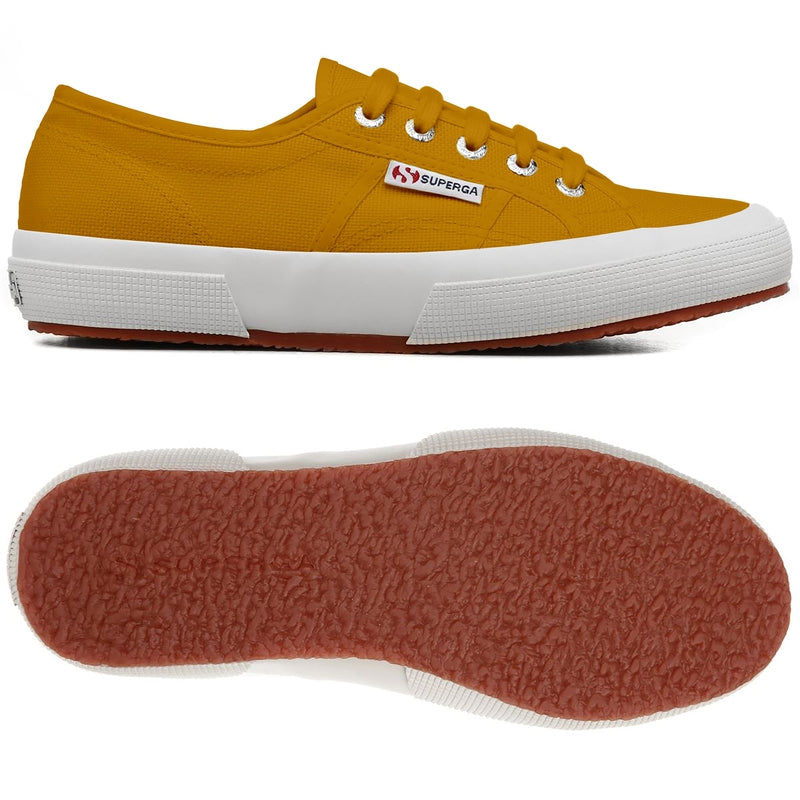 Superga Convas Lace-Up Sneaker Mustard