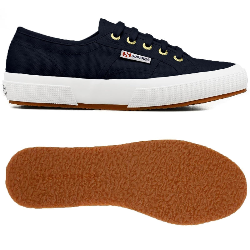 Superga Canvas Lace-up Sneaker Navy
