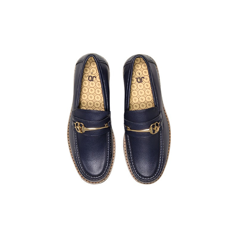 Jonathan D Buckle loafer-Navy