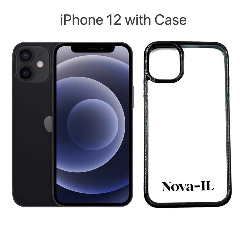 iPhone 12 64GB Certified Pre-Owned- Best Quality + NOVA-IL Case