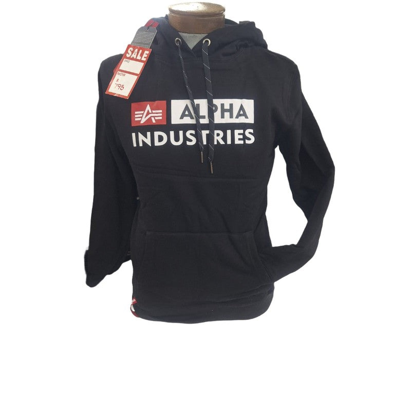 Alpha Logo Hoodie -Black