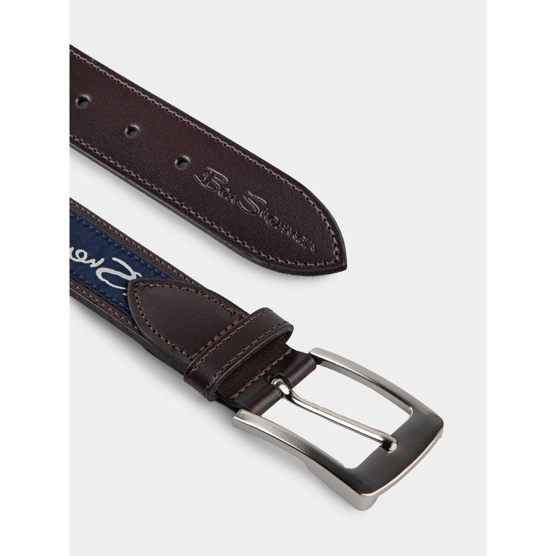Ben Sherman Target Belt   -Brown