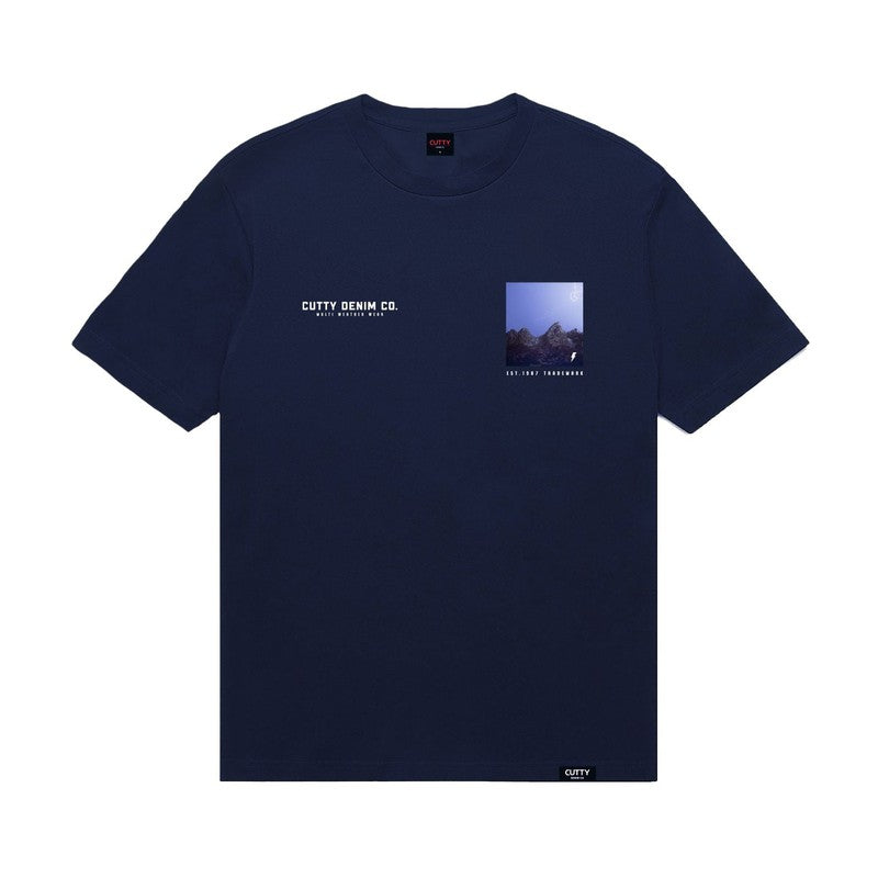 Cutty Mens T-shirt -navy