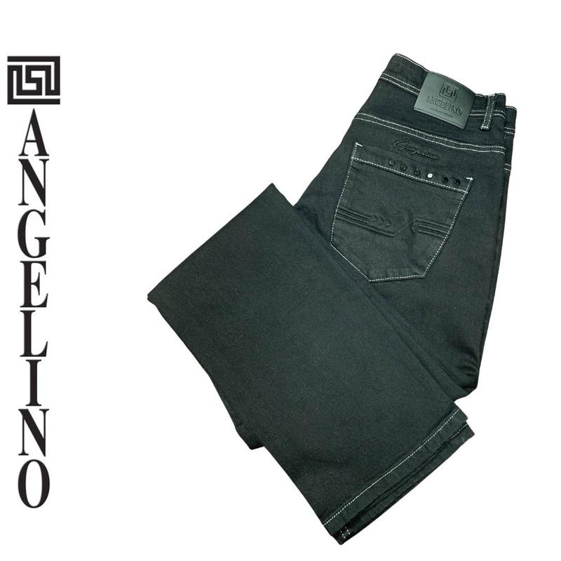 Angelino Classic Fit Jeans - Black