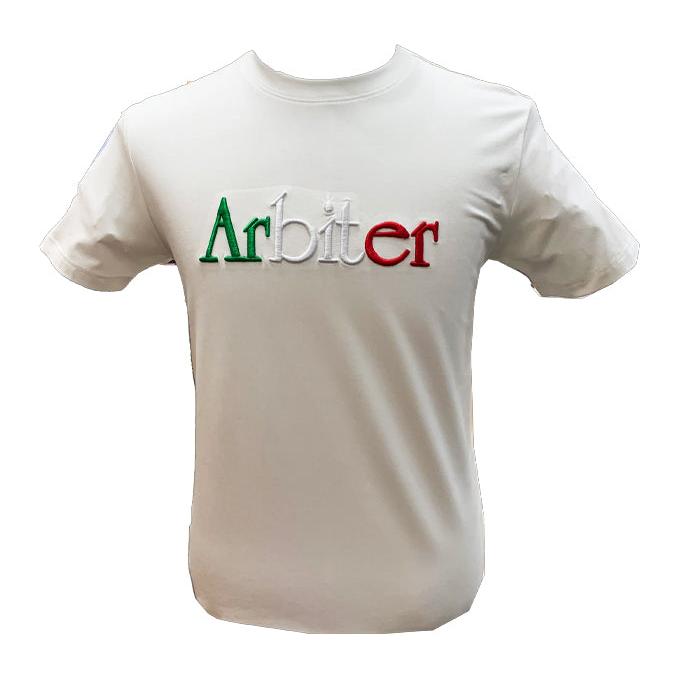 Arbiter Alfonso Basic Logo Tee - White