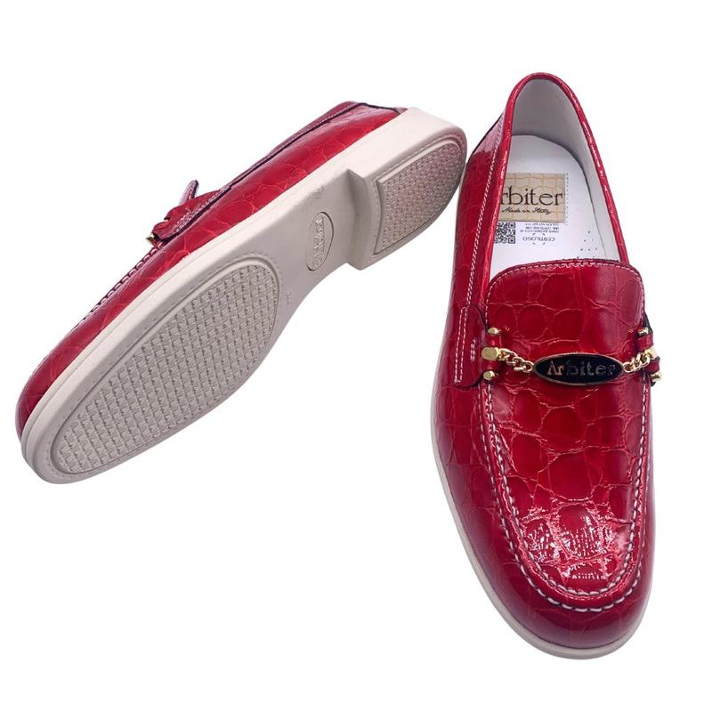 Arbiter Print Coco Shoes - Red