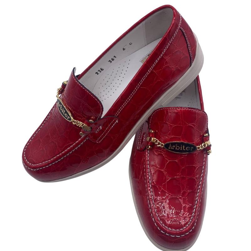 Arbiter Print Coco Shoes - Red