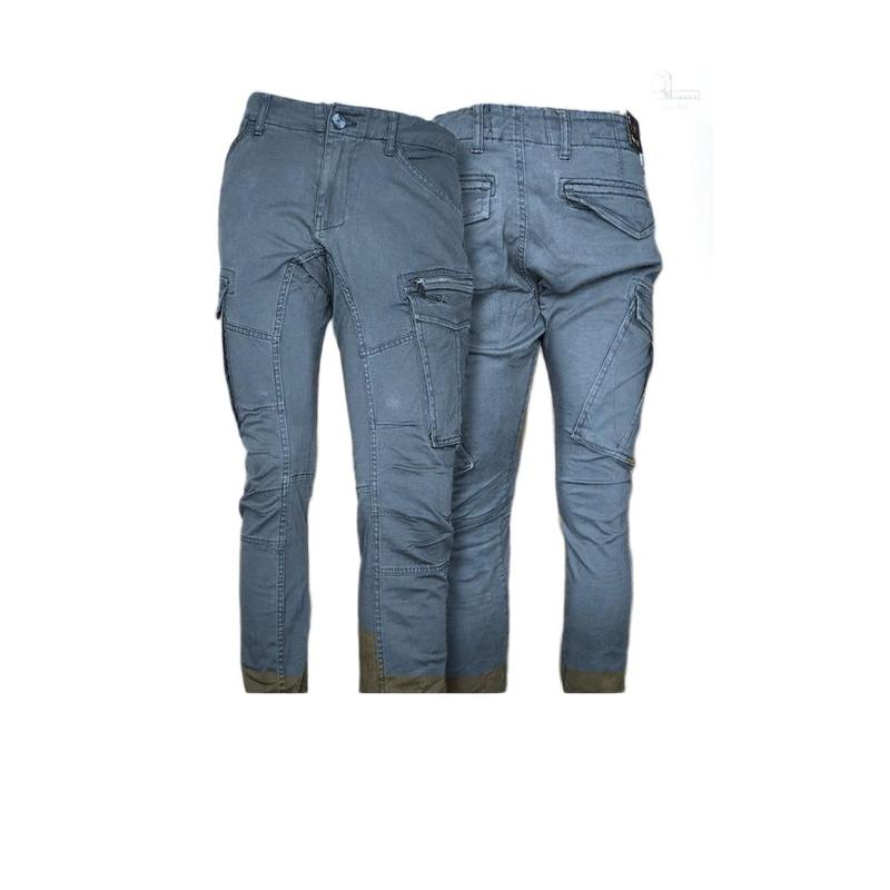 Balacotti Technical Denim Cargo Jeans - Blue