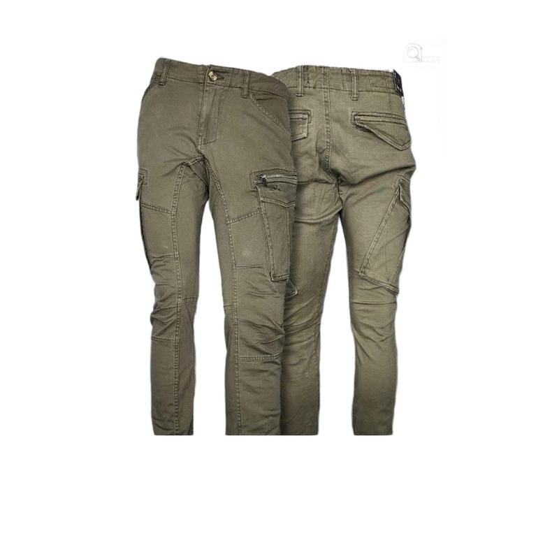 Balacotti Technical Denim Cargo Jeans - Olive