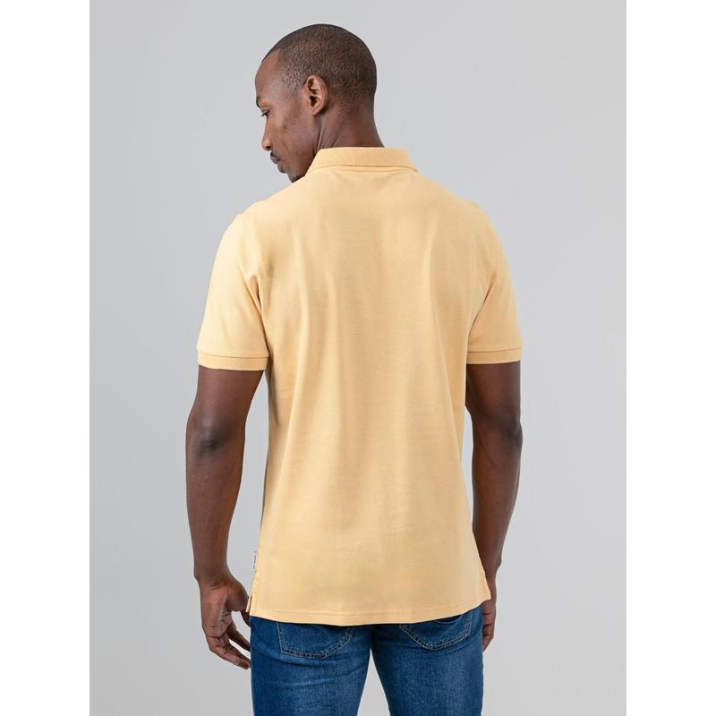Ben Sherman Ben Polo Short Sleeves - New Wheat 