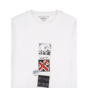 Ben Sherman Brit Pop Throwback Tee Shirt - White
