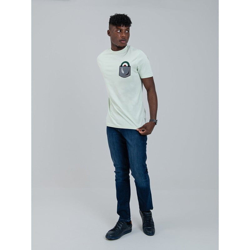 Ben Sherman - Chest Target On Pocket Embroidery Tee Shirt Pistachio