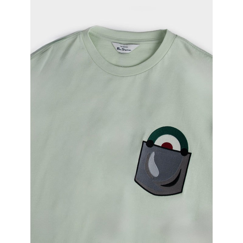 Ben Sherman - Chest Target On Pocket Embroidery Tee Shirt Pistachio