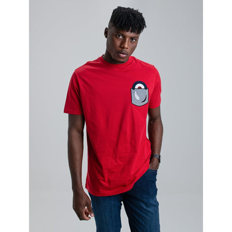 Ben Sherman - Chest Target On Pocket Embroidery Tee Shirt Red