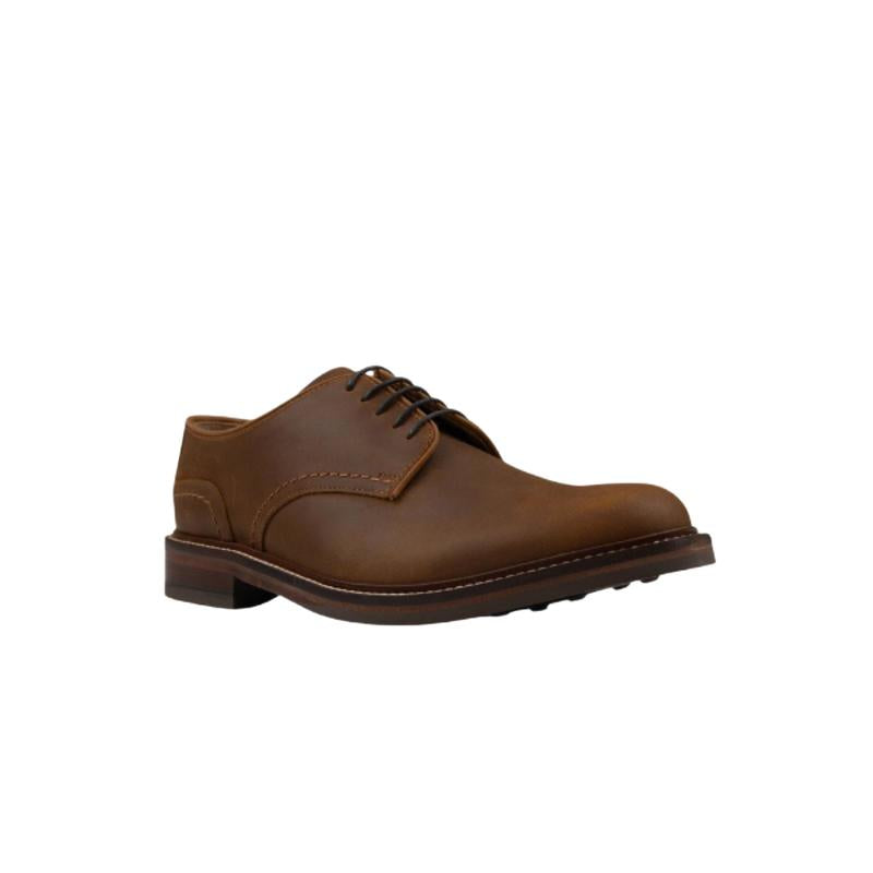 Ben Sherman CM1A Plain Derby Shoe - Tan - View 2