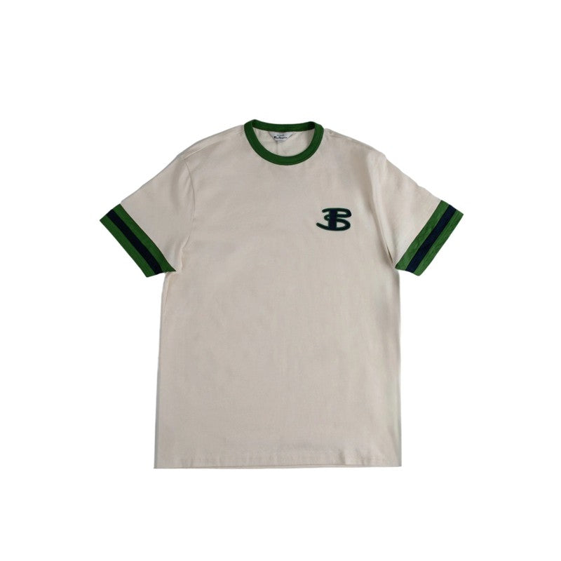 Ben Sherman - Color Block Sleeve Tee Shirt Elm Green