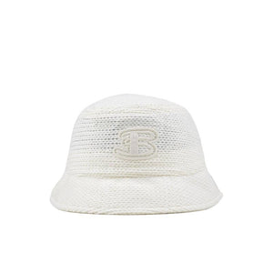 Ben Sherman Crochet Knit Hat - Off White