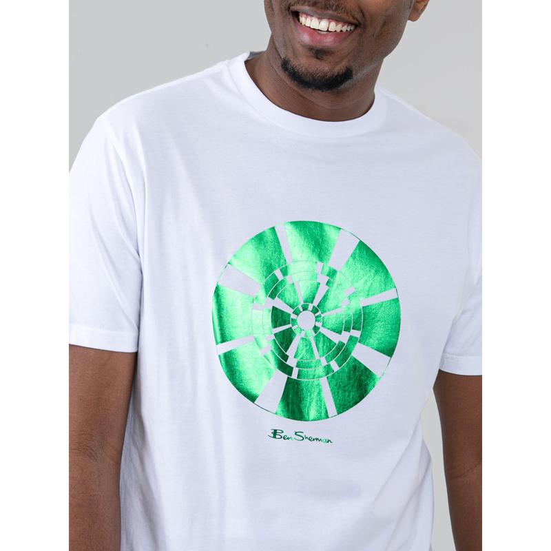 Ben Sherman Disk Target Foil - White