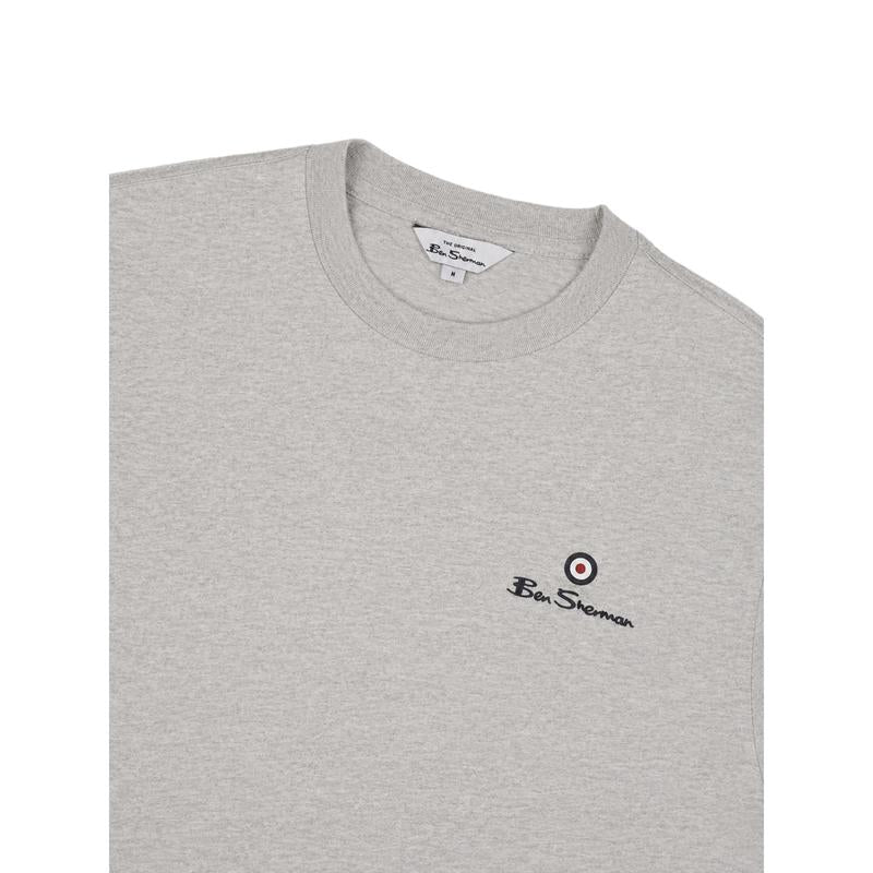 Ben Sherman R/N Basic Tee - Spot Melange - View 2
