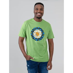 Ben Sherman Geo Target T-shirt - Piquant Green
