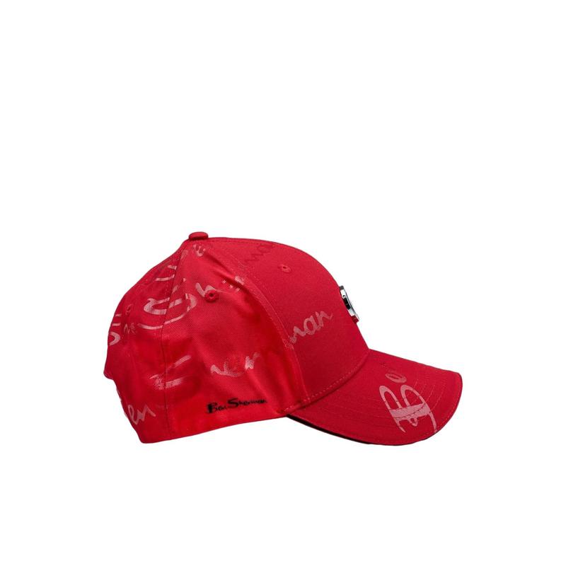 Ben Sherman George Plastisol Cap - Red
