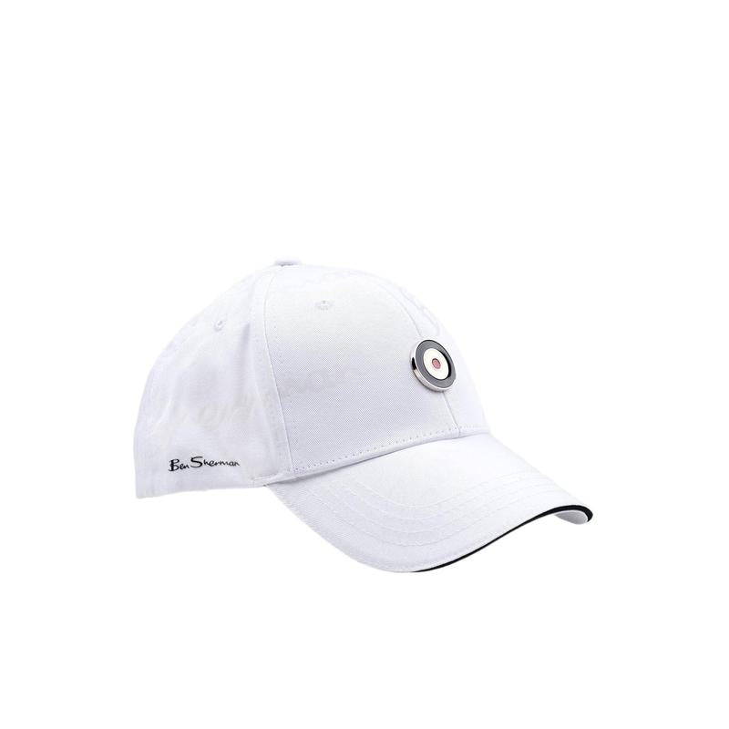 Ben Sherman George Plastisol Cap - White