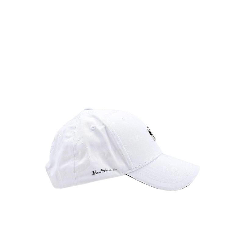 Ben Sherman George Plastisol Cap - White