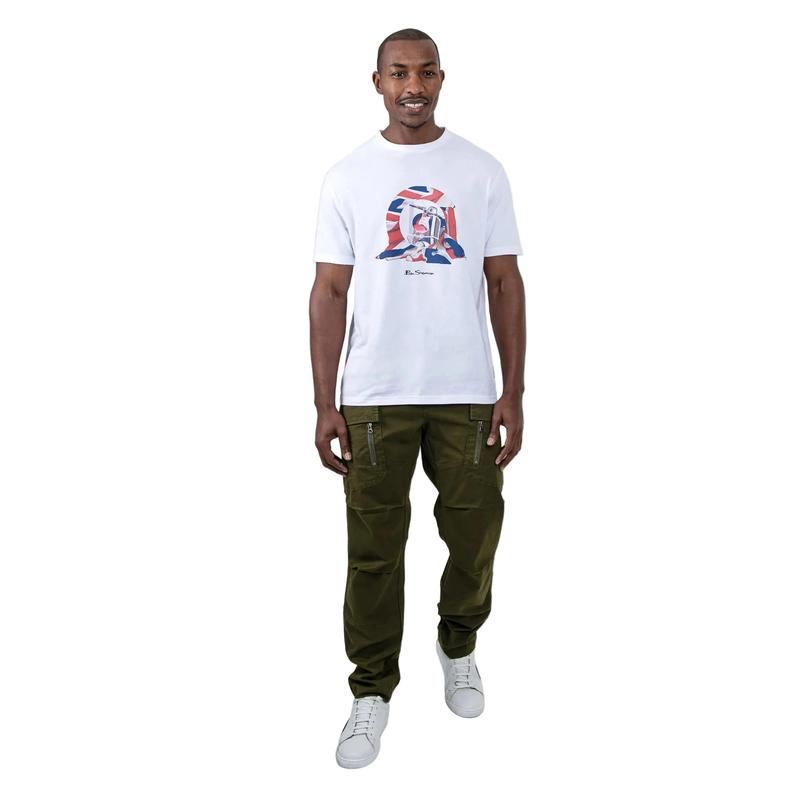 Ben Sherman Mens Cargo Pants - Olive