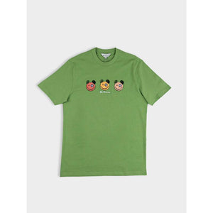 Ben Sherman Mens Happy Bears Tee Shirt - Piquant Green