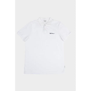 Ben Sherman Mens Polo Golfer - White