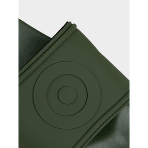 Ben Sherman Mens Shoes Target Embossed Slides - Olive