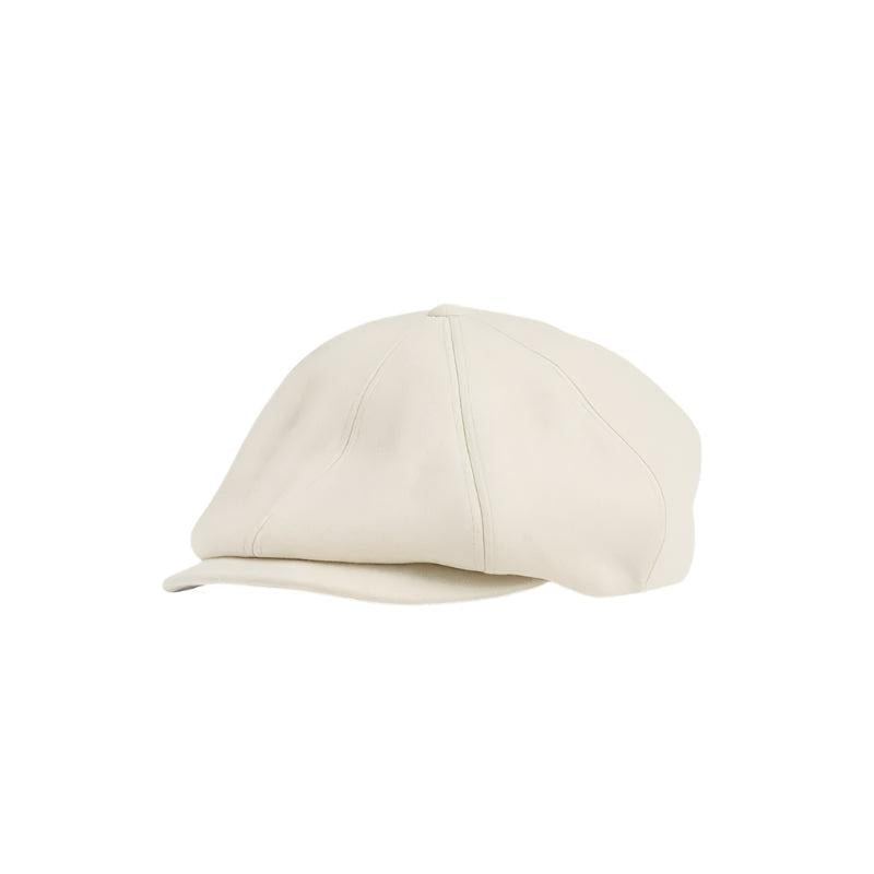 Ben Sherman Mens Straw Boater Hat - Cream