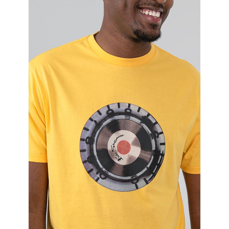 Ben Sherman Mens Turn It Up Tee Shirt - Banana
