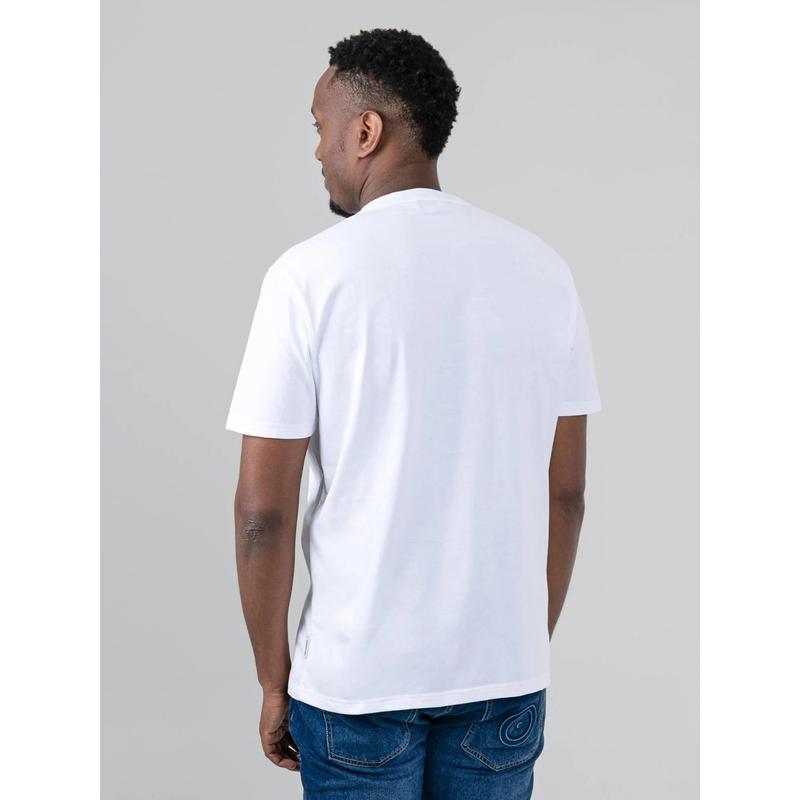 Ben Sherman Mens Turn It Up Tee Shirt - White
