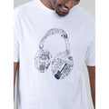Ben Sherman Mens Typography Headphones - White