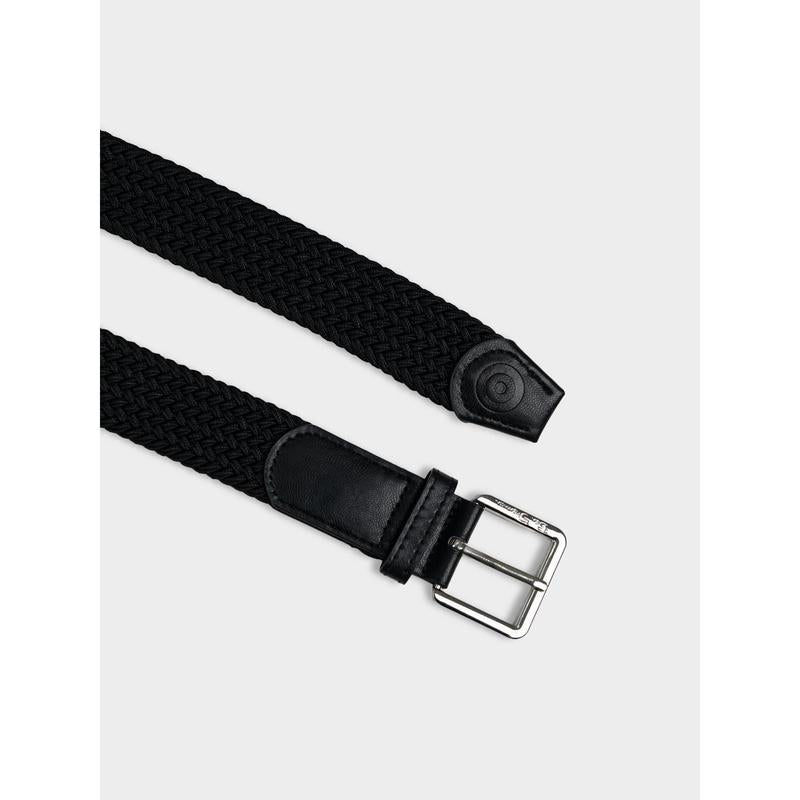 Ben Sherman Mens Woven Braided Belt - Black