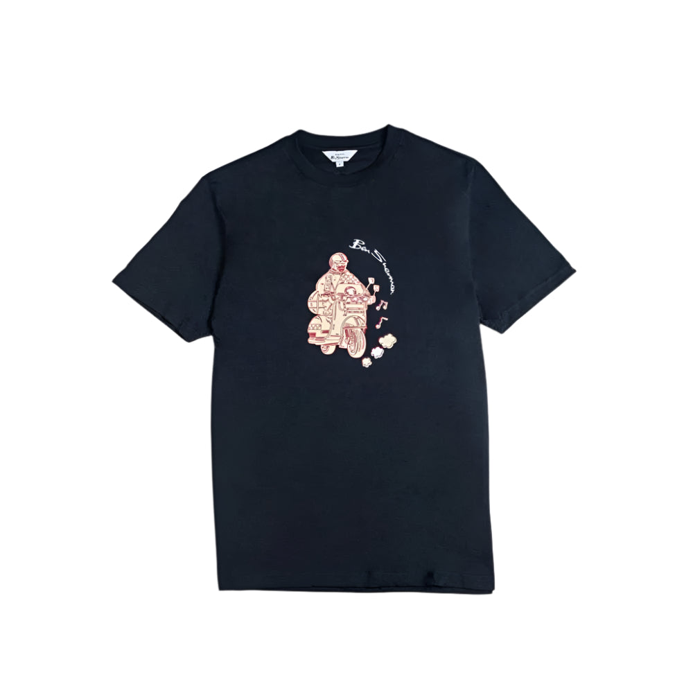 Ben sherman Mod Scooter Tee - Black