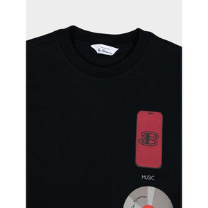 Ben Sherman Music Innovation Mens Tee Shirt - Black