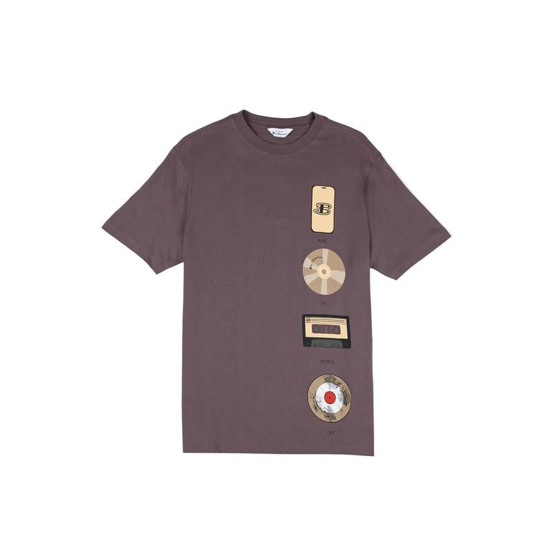 Ben Sherman Music Innovation Mens Tee Shirt - Cocoa Po