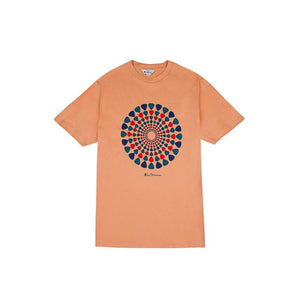 Ben Sherman Plectrum Target Tee Shirt - Coral Sand