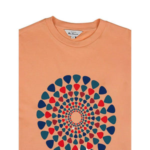 Ben Sherman Plectrum Target Tee Shirt - Coral Sand