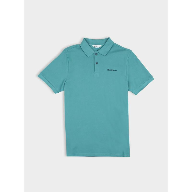 Ben Sherman Polo Mens T-Shirt - Aqua Teal
