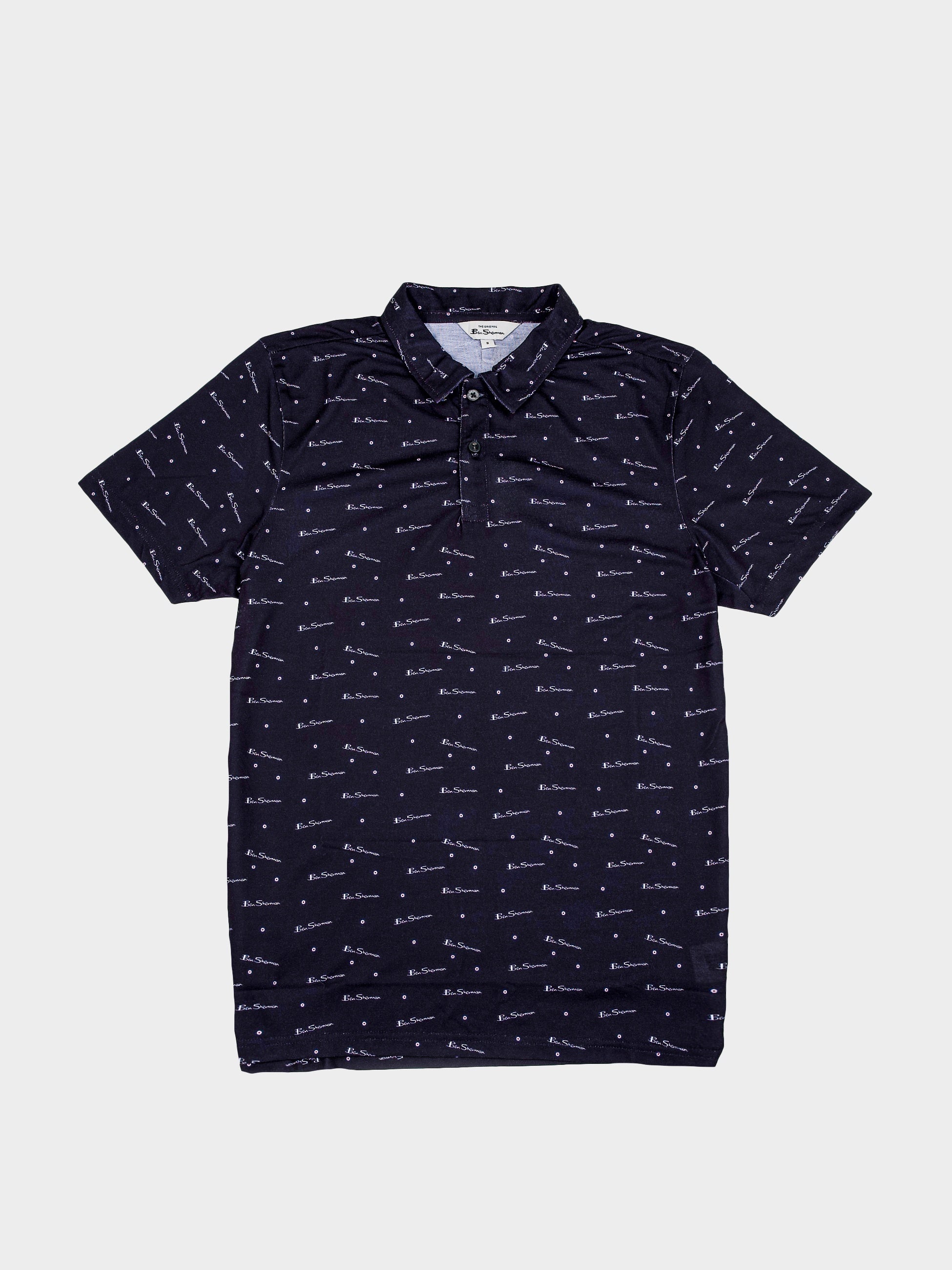 Ben Sherman Polo Shirt Mens BSPOL001 - Black