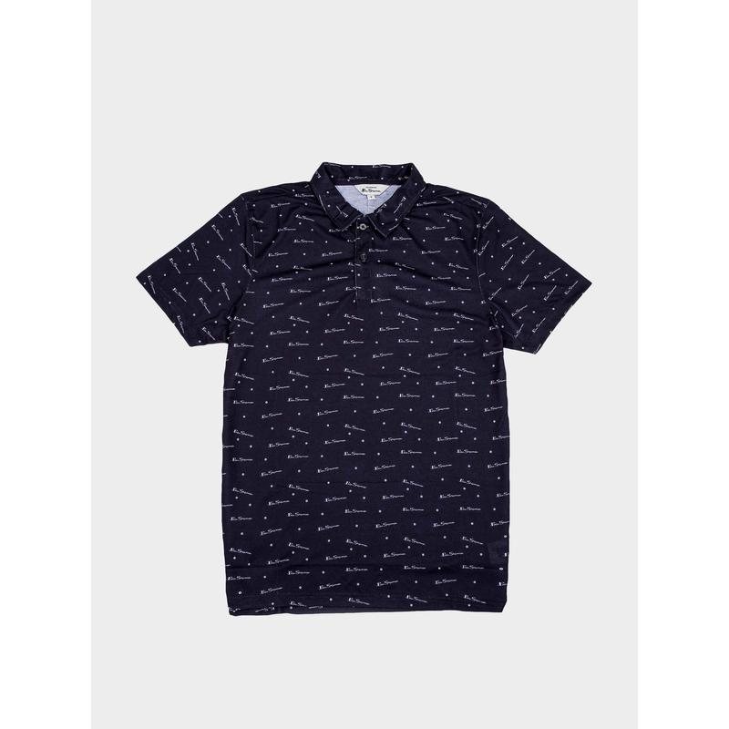 Ben Sherman Polo Shirt Mens BSPOL001 - Black